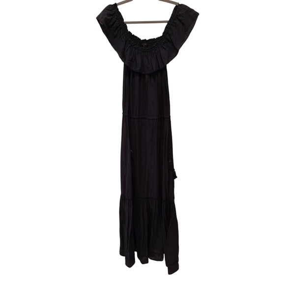 Ulla Johnson Peasant Slouchy Maxi Dress. Navy Blue. Size 0 - Picture 8 of 15